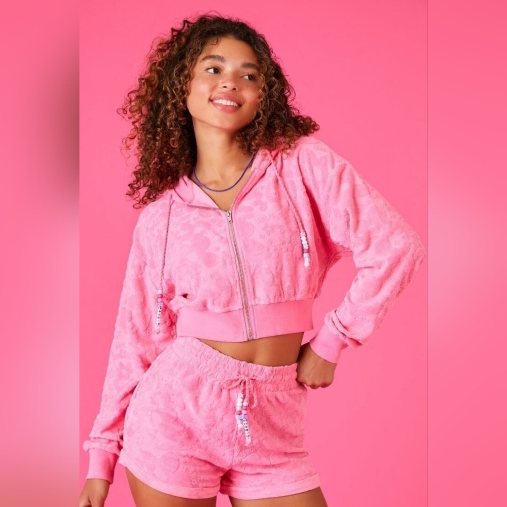 Barbie X Forever 21 Pink Terry Shorts